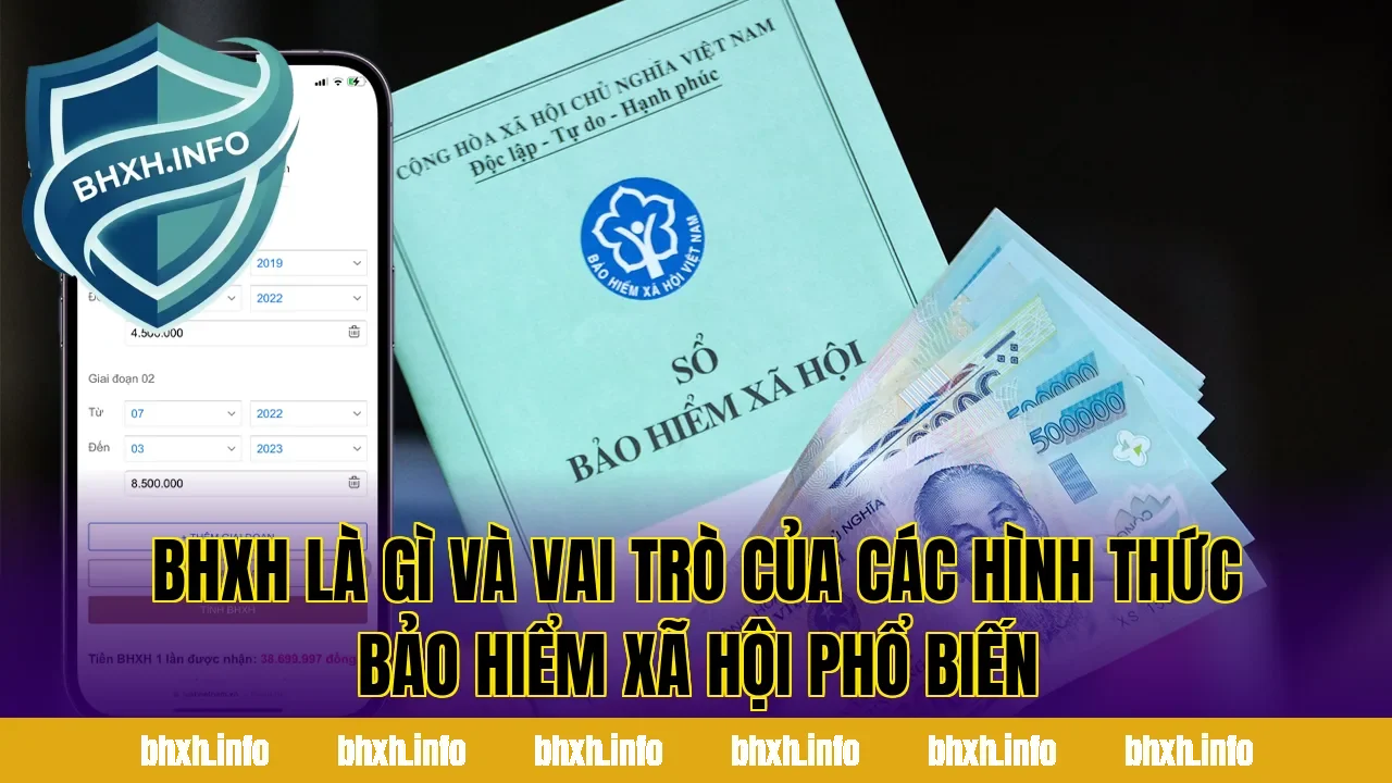 Bhxh là gì và vai trò của các hình thức bảo hiểm xã hội phổ biến