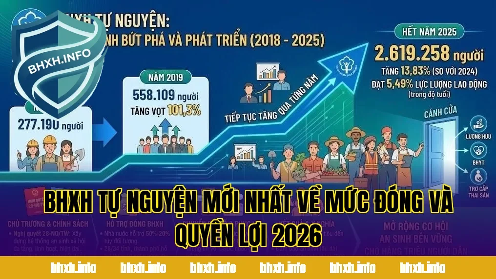 BHXH Tự Nguyện Mới Nhất Về Mức Đóng Và Quyền Lợi 2026