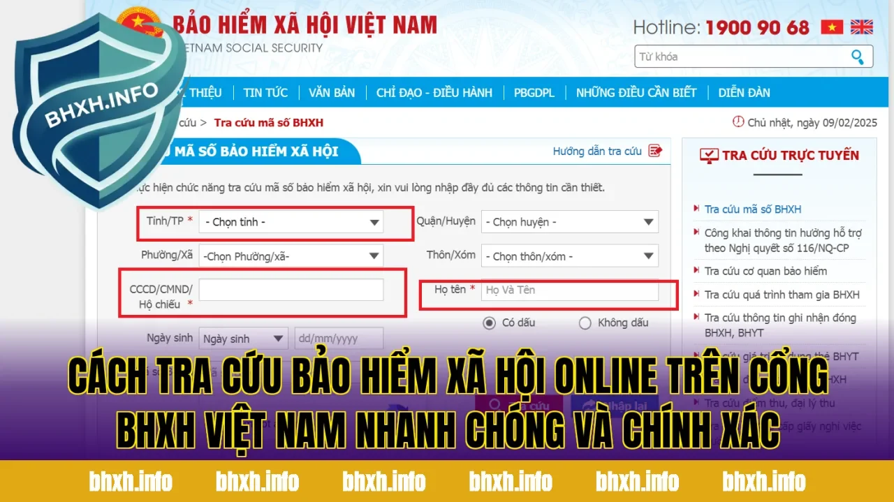 Cách tra cứu bảo hiểm xã hội online trên cổng BHXH Việt Nam nhanh chóng và chính xác