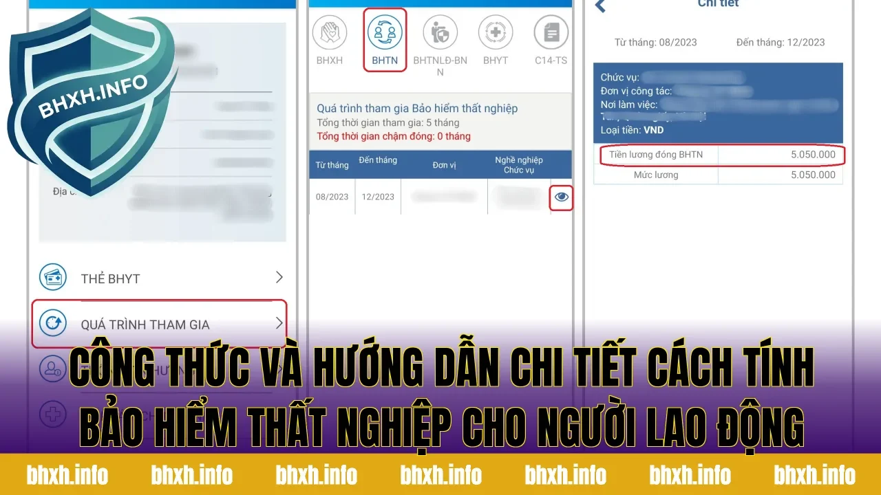 Công thức và hướng dẫn chi tiết cách tính bảo hiểm thất nghiệp cho người lao động