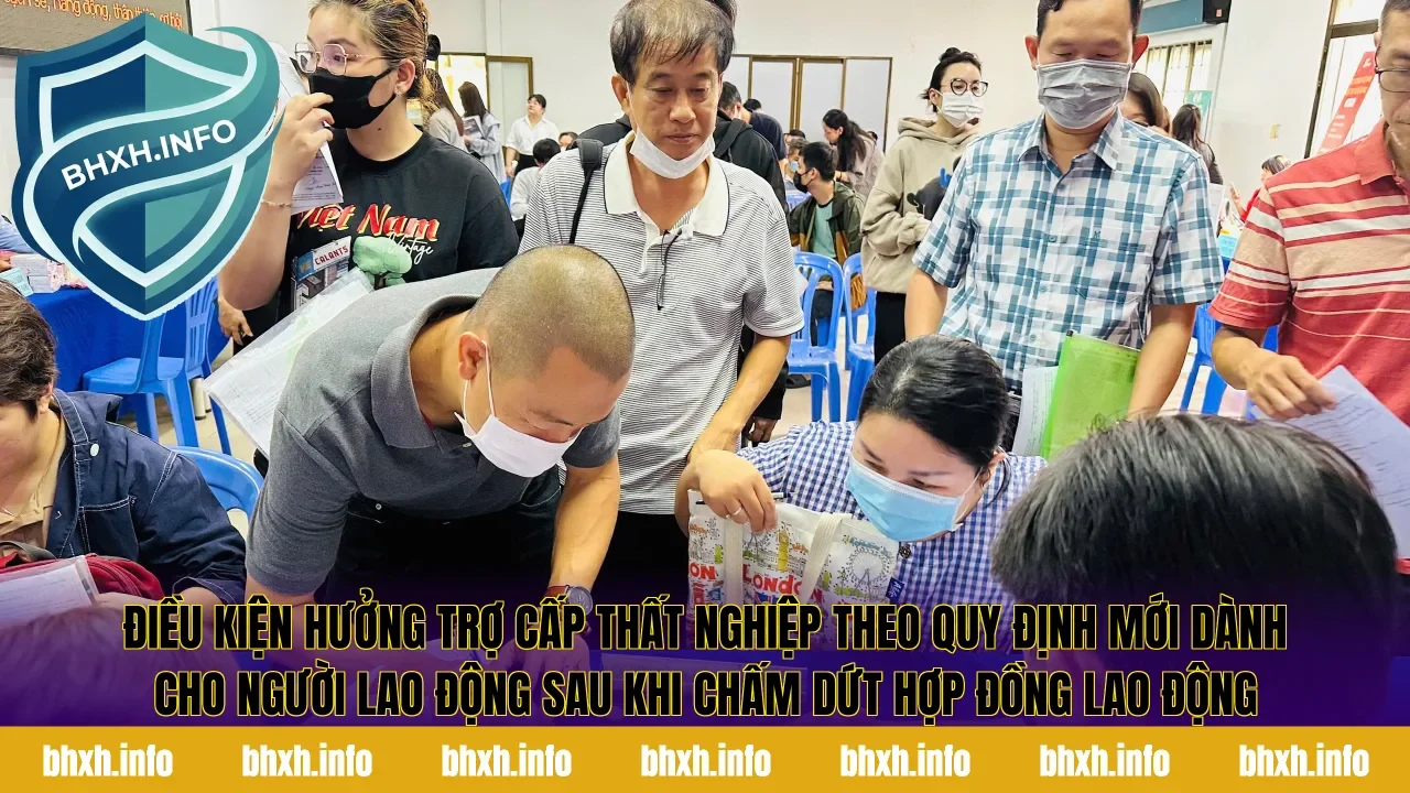 Điều kiện hưởng trợ cấp thất nghiệp theo quy định mới dành cho người lao động sau khi chấm dứt hợp đồng lao động