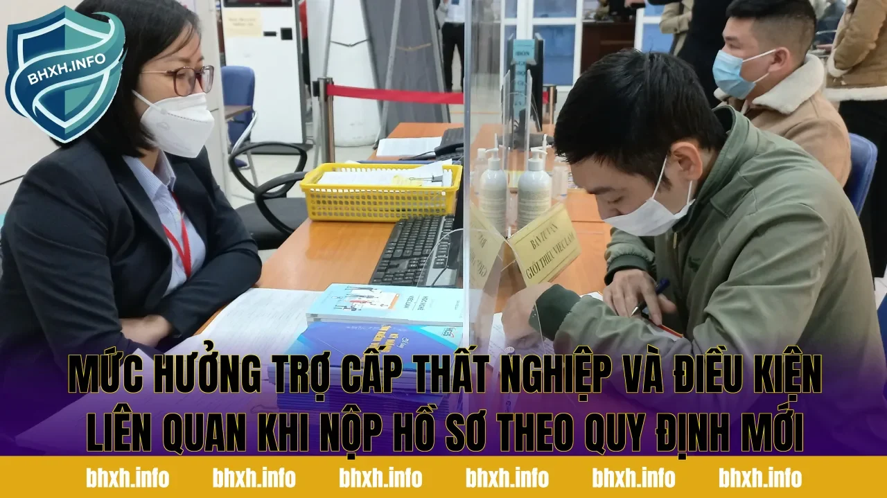 Mức hưởng trợ cấp thất nghiệp và điều kiện liên quan khi nộp hồ sơ theo quy định mới