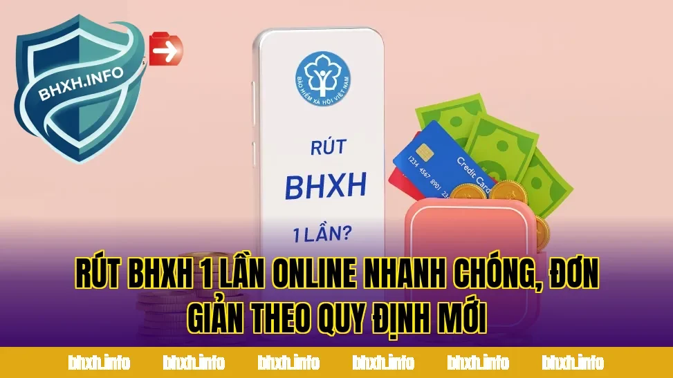 Rút BHXH 1 Lần Online Nhanh Chóng, Đơn Giản Theo Quy Định Mới