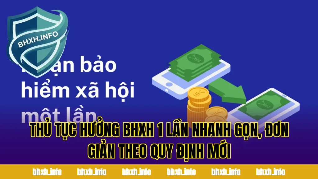 Thủ Tục Hưởng BHXH 1 Lần Nhanh Gọn, Đơn Giản Theo Quy Định Mới