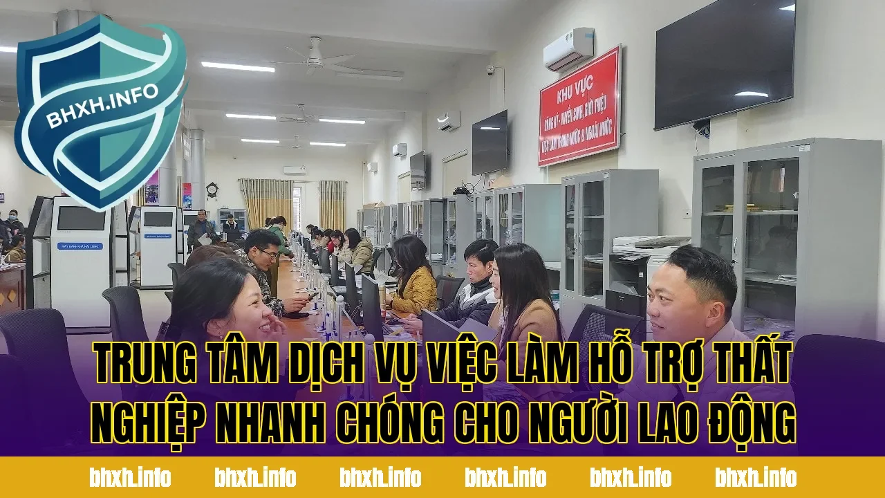 Trung Tâm Dịch Vụ Việc Làm Hỗ Trợ Thất Nghiệp Nhanh Chóng Cho Người Lao Động