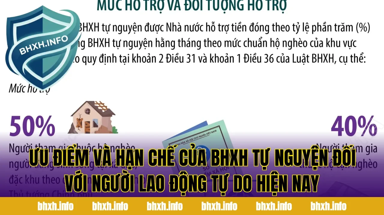 Ưu điểm và hạn chế của BHXH tự nguyện đối với người lao động tự do hiện nay